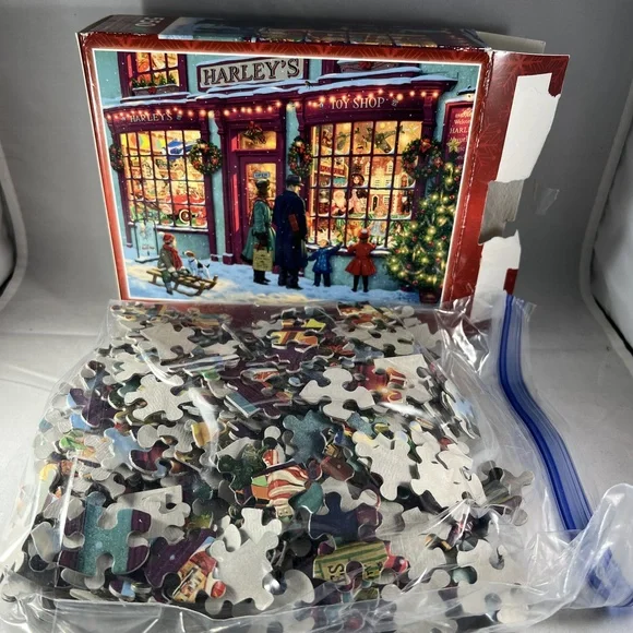 Ceaco Spirit Of Christmas Jigsaw Puzzle 550 Piece Multi-Color Holiday USA - Picture 3 of 3